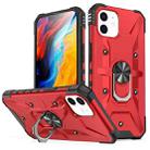 For iPhone 12 Ring Holder Phone Case(Red) - 1