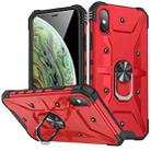 For iPhone XS Max Ring Holder Phone Case(Red) - 1