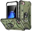 For iPhone SE 2022 / SE 2020 / 7 / 8 Ring Holder Phone Case(Army Green) - 1