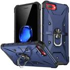 For iPhone 7 Plus / 8 Plus Ring Holder Phone Case(Blue) - 1