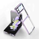 For Samsung Galaxy Z Flip4 GKK Integrated Electroplating All-inclusive Phone Case(Purple) - 1