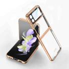 For Samsung Galaxy Z Flip4 GKK Integrated Electroplating All-inclusive Phone Case(Gold) - 1