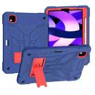 For iPad Pro 11 2018/2020/2021 Bumblebee Silicone+PC Shockproof Tablet Case with Holder(Navy Blue) - 1