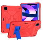 For iPad Pro 11 2018/2020/2021 Bumblebee Silicone+PC Shockproof Tablet Case with Holder(Red) - 1