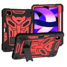 For iPad Pro 11 2018/2020/2021 Bumblebee Silicone+PC Shockproof Tablet Case with Holder(Black Red) - 1
