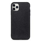 For iPhone 11 Litchi Texture Genuine Leather Folding Protective Case(Black) - 1