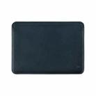 For MacBook Air 13.6 inch 2022 WiWU Skin Pro Platinum Ultra Slim Leather Laptop Bag(Blue) - 1