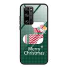 For Honor 30 Christmas Glass Phone Case(Christmas Socks) - 1