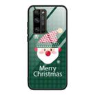 For Honor 30 Christmas Glass Phone Case(Santa Claus) - 1