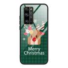 For Honor 30 Christmas Glass Phone Case(Deer Head) - 1