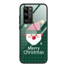 For Honor 30 Pro Christmas Glass Phone Case(Santa Claus) - 1