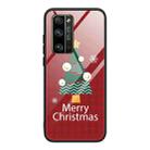 For Honor 30 Pro Christmas Glass Phone Case(Christmas Trees) - 1