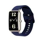 For Huawei Fit Mini Color Buckle Silicone Watch Band(Midnight Blue) - 1