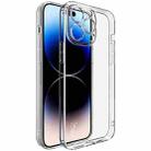 For iPhone 14 Pro imak UX-10 Series Shockproof TPU Phone Case(Transparent) - 1