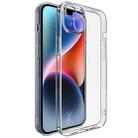 For iPhone 14 imak UX-10 Series Shockproof TPU Phone Case(Transparent) - 1