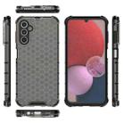 For Samsung Galaxy A14 5G Lanyard Honeycomb Phone Case(Black) - 4