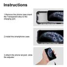 For Samsung Galaxy A14 5G Lanyard Honeycomb Phone Case(Black) - 6
