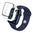 For Apple Watch SE 2022 40mm imak PC Frame Case with Tempered Glass Film(White) - 1