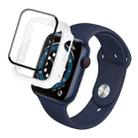 For Apple Watch SE 2022 44mm imak PC Frame Case with Tempered Glass Film(White) - 1