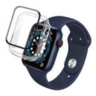 For Apple Watch SE 2022 44mm imak PC Frame Case with Tempered Glass Film(Transparent) - 1