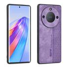 For Honor X40 AZNS 3D Embossed Skin Feel Phone Case(Purple) - 1