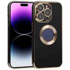 For iPhone 14 Pro Electroplated TPU Phone Case(Black) - 1