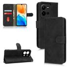 For vivo V25 5G / V25e / X80 Lite Skin Feel Magnetic Flip Leather Phone Case(Black) - 1