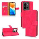 For vivo V25 5G / V25e / X80 Lite Skin Feel Magnetic Flip Leather Phone Case(Rose Red) - 1