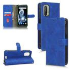 For Blackview BV7100 Skin Feel Magnetic Flip Leather Phone Case(Blue) - 1