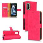 For Blackview BV7100 Skin Feel Magnetic Flip Leather Phone Case(Rose Red) - 1