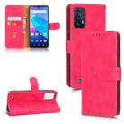 For Oukitel C31 Skin Feel Magnetic Flip Leather Phone Case(Rose Red) - 1