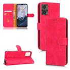 For  Motorola Moto E22 4G / E22i 4G Skin Feel Magnetic Flip Leather Phone Case(Rose Red) - 1