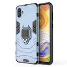 For Samsung Galaxy A04 4G Magnetic Ring Holder PC + TPU Phone Case(Navy Blue) - 1