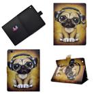 For iPad 2 / 3 / 4 Horizontal Painted Flat Leather Case with Sleep Function & Pen Cover & Card Slot & Holder(Shar Pei) - 1