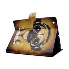 For iPad 2 / 3 / 4 Horizontal Painted Flat Leather Case with Sleep Function & Pen Cover & Card Slot & Holder(Shar Pei) - 6