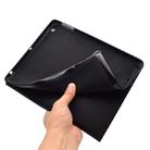 For iPad 2 / 3 / 4 Horizontal Painted Flat Leather Case with Sleep Function & Pen Cover & Card Slot & Holder(Shar Pei) - 7
