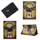 For iPad Air Horizontal Painted Flat Leather Case with Sleep Function & Pen Cover & Card Slot & Holder(Shar Pei) - 1