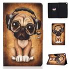 For Galaxy Tab S5e T720 Horizontal Painted Flat Leather Case with Sleep Function & Pen Cover & Card Slot & Holder(Shar Pei) - 1