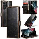 For Samsung Galaxy S22 Ultra 5G CaseMe 003 Crazy Horse Texture Leather Phone Case(Coffee) - 1