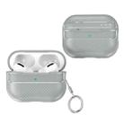 For AirPods Pro 2 Carbon Fiber Texture Anti-fall Earphone Protective Case(Grey) - 1