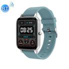 Ochstin 5H80 1.69 inch Square Screen Silicone Strap Heart Rate Blood Oxygen Monitoring Bluetooth Smart Watch(Lake Blue) - 1