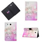 Horizontal Painted Flat Leather Case with Pen Cover & Card Slot & Holder(Foundation English) - 1