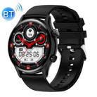 Ochstin 5HK8 Pro 1.36 inch Round Screen Blood Oxygen Blood Pressure Monitoring Bluetooth Smart Watch, Strap:Silicone(Black) - 1