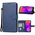 For TCL ION z Leather Phone Case(Blue) - 1