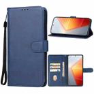 For vivo iQOO 11 Leather Phone Case(Blue) - 1