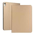 For iPad 10th Gen 10.9 2022 Voltage Elastic Leather TPU Protective Case with Holder(Gold) - 1