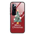 For Xiaomi Mi 10 Ultra Christmas Glass Phone Case(Christmas Trees) - 1