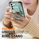 For Samsung Galaxy S21 5G Ring Holder Phone Case(Light Blue) - 7
