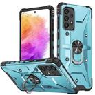 For Samsung Galaxy A53 5G Ring Holder Phone Case(Light Blue) - 1
