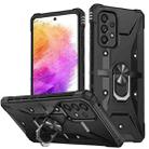 For Samsung Galaxy A53 5G Ring Holder Phone Case(Black) - 1